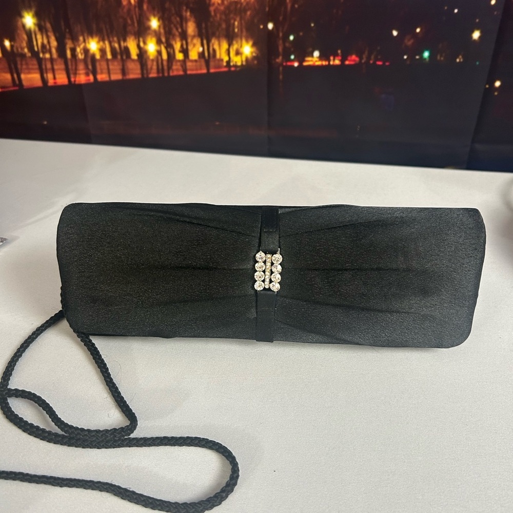 Elegant Black Crossbody/Clutch